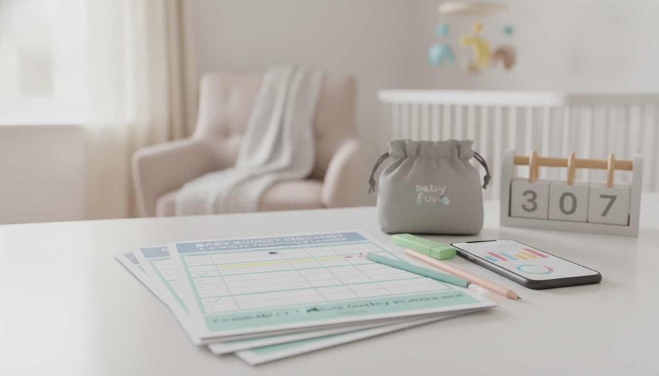 Baby Budget Checklist + 5-Minute Monthly Planner
