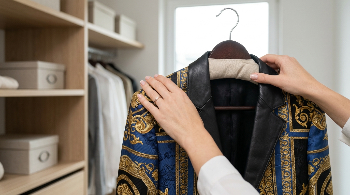 Versace Jacket Care: Clean, Store & Protect Its Shape