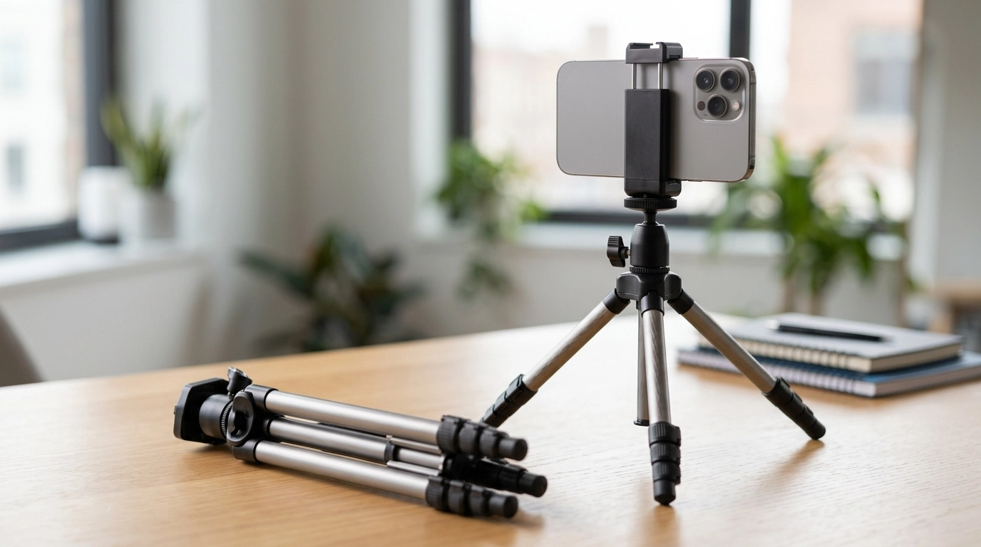 Best iPhone Tripod: Foldable, Stable & Cold Shoe Ready