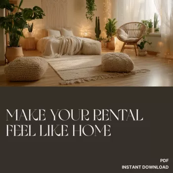 No-Damage Rental Decor Checklist: Make It Feel Like Home